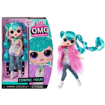 L.O.L. Surprise! OMG Modepuppe COSMIC NOVA Enthält Modepuppe, mehrere Überraschungen und fabelhafte Accessoires Ein tolles Geschenk für Kinder ab dem Altervon 4 Jahren L.O.L. Surprise! OMG Modepuppe COSMIC NOVA Enthält Modepuppe, mehrere Überraschungen und fabelhafte Accessoires Ein tolles Geschenk für Kinder ab dem Altervon 4 Jahren