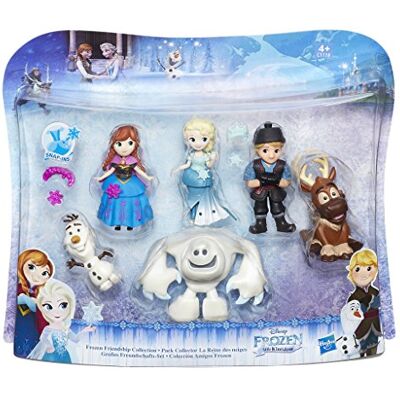 Hasbro Die Eiskönigin Little Kingdom großes Freundschafts-Set mit sechs beliebtesten Charakteren: Anna, ELSA, Kristoff, Olaf, Sven und Marshmallow, ca 8 cm. große Figuren Hasbro Die Eiskönigin Little Kingdom großes Freundschafts-Set mit sechs beliebtesten Charakteren: Anna, ELSA, Kristoff, Olaf, Sven und Marshmallow, ca 8 cm. große Figuren