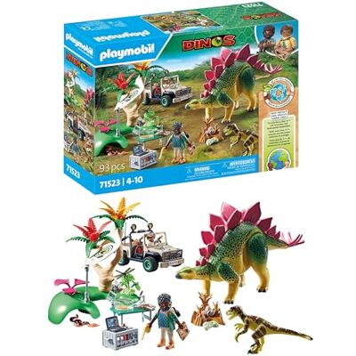 Playmobil Dinos 71523 Forschungscamp mit Dinos, aufregende Entdeckertour mit den Forschern, inklusive Funkgerät, Mikroskop und Dinoeiern, nachhaltiges Spielzeug für Kinder ab 4 Jahren Playmobil Dinos 71523 Forschungscamp mit Dinos, aufregende Entdeckertour mit den Forschern, inklusive Funkgerät, Mikroskop und Dinoeiern, nachhaltiges Spielzeug für Kinder ab 4 Jahren