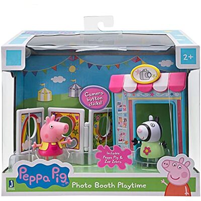 Jazwares Peppa Pig PEP0558 Peppa Wutz Spielfiguren Set, Fotobox Spielset Jazwares Peppa Pig PEP0558 Peppa Wutz Spielfiguren Set, Fotobox Spielset