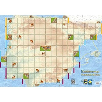 Hans im Glück Carcassonne Maps - Iberische Halbinsel - Gesellschaftsspiel Hans im Glück Carcassonne Maps - Iberische Halbinsel - Gesellschaftsspiel
