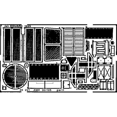 Eduard Accessories 35221 Modellbauzubehör AMX 30/105 Detailbausatz Außen Eduard Accessories 35221 Modellbauzubehör AMX 30/105 Detailbausatz Außen