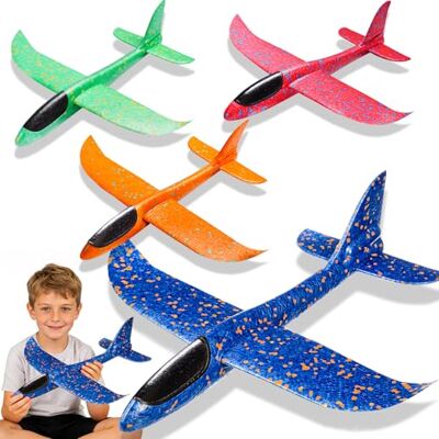 GlyndraPetal 4 Stück Flugzeug Spielzeug Styropor Flugzeuge für Kinder Spielzeug für Draußen Styroporflieger Flieger, Planes Airplane Wurfgleiter, Kindertagsgeschenke, Junge Mädchen Geburtstagsgeschenke GlyndraPetal 4 Stück Flugzeug Spielzeug Styropor Flugzeuge für Kinder Spielzeug für Draußen Styroporflieger Flieger, Planes Airplane Wurfgleiter, Kindertagsgeschenke, Junge Mädchen Geburtstagsgeschenke