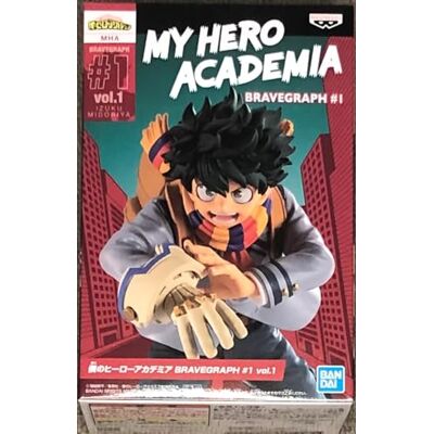Banpresto My Hero Academia – Izuku Midoriya – Bravegraph – Figur, 14 cm Banpresto My Hero Academia – Izuku Midoriya – Bravegraph – Figur, 14 cm