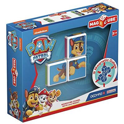 Geomag MagiCube PAW PATROL 077 Chase, Skye and Rocky 3 Magnetwürfel für Konstruktionen, mehrfarbig Geomag MagiCube PAW PATROL 077 Chase, Skye and Rocky 3 Magnetwürfel für Konstruktionen, mehrfarbig