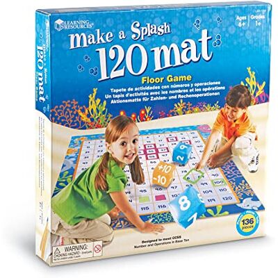 Learning Resources Make a Splash 120 Mat Floor Game - Boden Spiel Learning Resources Make a Splash 120 Mat Floor Game - Boden Spiel