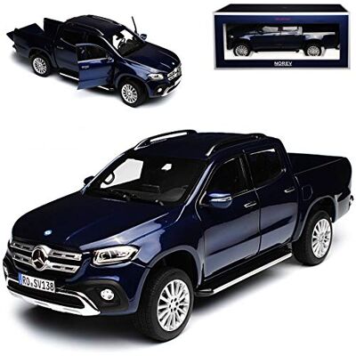 Norev Mercedes-B X-Klasse Pick-Up 470 Blau Metallic Ab 2017 1/18 Modell Auto Norev Mercedes-B X-Klasse Pick-Up 470 Blau Metallic Ab 2017 1/18 Modell Auto