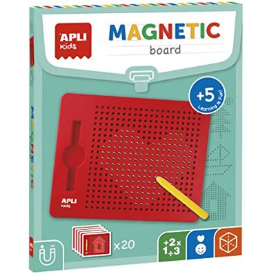 APLI Kids 17536 Magnetische Lerntafel (215 x 12 x 170 mm) mit Magnetstift und Beispielkarten APLI Kids 17536 Magnetische Lerntafel (215 x 12 x 170 mm) mit Magnetstift und Beispielkarten