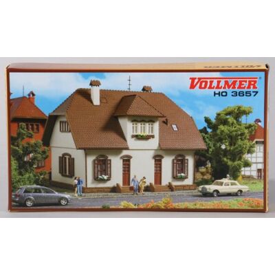 VOLLMER 3657 H0 Siedlungshaus braun/weiß VOLLMER 3657 H0 Siedlungshaus braun/weiß