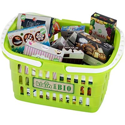 Theo Klein 7606 Klein goes Bio – Einkaufskorb Gefüllter Korb mit Zubehör-Schachteln für Milch, Müsli und vieles mehr Spielzeug für Kinder ab 2 Jahren Theo Klein 7606 Klein goes Bio – Einkaufskorb Gefüllter Korb mit Zubehör-Schachteln für Milch, Müsli und vieles mehr Spielzeug für Kinder ab 2 Jahren