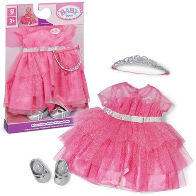 BABY Born Prinzessinnen-Outfit für 43 cm Puppen mit Tiara BABY Born Prinzessinnen-Outfit für 43 cm Puppen mit Tiara