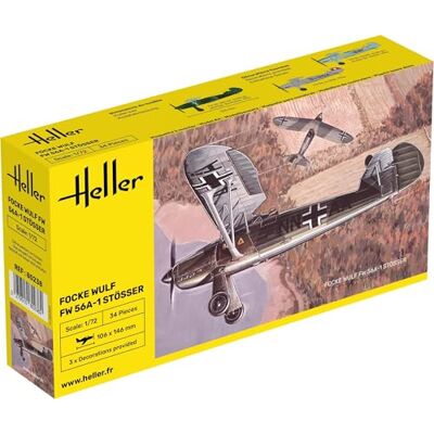 Heller Focke Wulf Fw 56 Stosser Modellbausatz - Flugzeug - 1:72 Heller Focke Wulf Fw 56 Stosser Modellbausatz - Flugzeug - 1:72