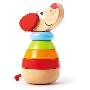 Hape Stapelhund Pepe – 6-teiliges Holz-Stapelspielzeug mit Soundfunktion, fördert Motorik, Farberkennung und Koordination, Lernspielzeug und Babyspielzeug, ab 12 Monaten Hape Stapelhund Pepe – 6-teiliges Holz-Stapelspielzeug mit Soundfunktion, fördert Motorik, Farberkennung und Koordination, Lernspielzeug und Babyspielzeug, ab 12 Monaten
