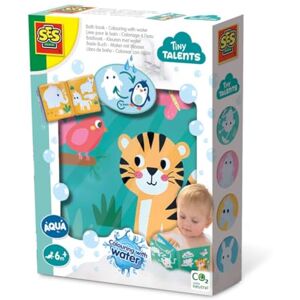 Creative Tiny Talents Magisches Badebuch für Babys Wasser Malbuch mit 8 Seiten Wiederverwendbar & PVC-frei Buch für die Badewanne Geschenkidee ab 6 Monate CO2 Neutral Creative Tiny Talents Magisches Badebuch für Babys Wasser Malbuch mit 8 Seiten Wiederverwendbar & PVC-frei Buch für die Badewanne Geschenkidee ab 6 Monate CO2 Neutral