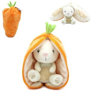 FLIPETZ Les Déglingos Plüschtier, Hase/Karotte, wendbar, Plüsch, sehr weich, für Babys – Geschenkideen zur Geburt FLIPETZ Les Déglingos Plüschtier, Hase/Karotte, wendbar, Plüsch, sehr weich, für Babys – Geschenkideen zur Geburt