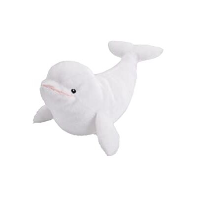 WILD REPUBLIC Ecokins Mini Belugawal, Kuscheltier aus Stoff, Nachhaltiges Spielzeug, Baby Geschenk zur Geburt von Jungen und Mädchen, Stofftier 20 cm, 8", Weiss/Opulenter Garten WILD REPUBLIC Ecokins Mini Belugawal, Kuscheltier aus Stoff, Nachhaltiges Spielzeug, Baby Geschenk zur Geburt von Jungen und Mädchen, Stofftier 20 cm, 8", Weiss/Opulenter Garten