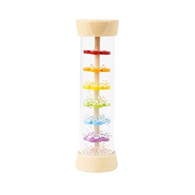small foot Regenmacher Baby Rassel Holz Montessori Sensorik Spielzeug für Babys ab 6 Monate, Holzspielzeug & Greifling zur motorischen Entwicklung, 19 cm Geschenk 11567 Spielzeug small foot Regenmacher Baby Rassel Holz Montessori Sensorik Spielzeug für Babys ab 6 Monate, Holzspielzeug & Greifling zur motorischen Entwicklung, 19 cm Geschenk 11567 Spielzeug