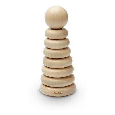 PlanToys Stapelringe Naturfarben PlanToys Stapelringe Naturfarben