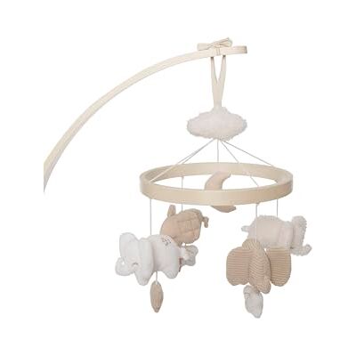 Jollein Mobile Baby – Elephant Tales – Mit Elefanten & Wolke – Weiches Baby Mobile für Babybett & Laufgitter – Fördert Sinne & Aufmerksamkeit – Geschenke zur Geburt Jollein Mobile Baby – Elephant Tales – Mit Elefanten & Wolke – Weiches Baby Mobile für Babybett & Laufgitter – Fördert Sinne & Aufmerksamkeit – Geschenke zur Geburt