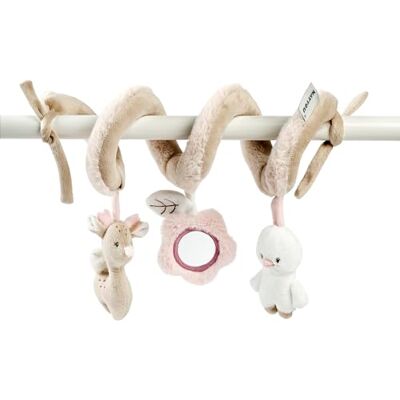 Nattou Spiel-Spirale, Mit Rassel, Quietsche und weiteren Aktivitäten, 100% Polyester, FanFan, Beige Nattou Spiel-Spirale, Mit Rassel, Quietsche und weiteren Aktivitäten, 100% Polyester, FanFan, Beige