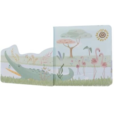 Little Dutch Badebuch Badespielzeug Safari Friends Schwimmt im Wasser, Für kleine Hände, Bunte Safari-Motive Little Dutch Badebuch Badespielzeug Safari Friends Schwimmt im Wasser, Für kleine Hände, Bunte Safari-Motive