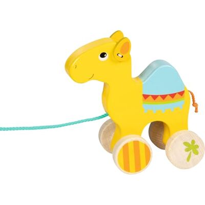 goki 54886 Ziehtier Dromedar aus Holz, Nachzieh-Spielzeug mit Tiermotiv, Lernspielzeug inkl. Schnur, Babyspielzeug fördert Koordination und Motorik, 17cm x 7cm x 15cm, ab 1 Jahr goki 54886 Ziehtier Dromedar aus Holz, Nachzieh-Spielzeug mit Tiermotiv, Lernspielzeug inkl. Schnur, Babyspielzeug fördert Koordination und Motorik, 17cm x 7cm x 15cm, ab 1 Jahr