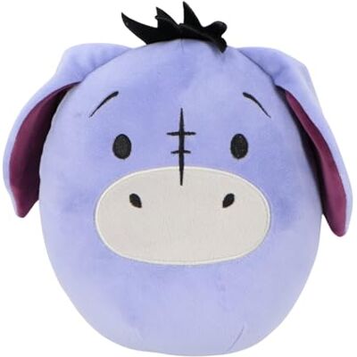 Disney Eeyore Kuschelkissen 22 cm – Weiches Squishy Plüschkissen mit I-Aah Figur – Kuscheltier & Kissen in Einem – Kinder Geschenk – Original Winnie Puuh Charakter Disney Eeyore Kuschelkissen 22 cm – Weiches Squishy Plüschkissen mit I-Aah Figur – Kuscheltier & Kissen in Einem – Kinder Geschenk – Original Winnie Puuh Charakter