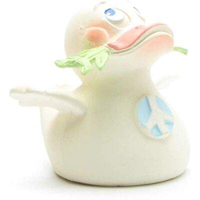 Duckshop I Peace Duck I Badeente I Quietscheentchen L: 8 cm Duckshop I Peace Duck I Badeente I Quietscheentchen L: 8 cm