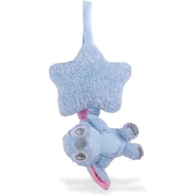 Simba Disney Stitch Spieluhr aus Plüsch – Kuscheltier mit Einschlafmelodie, weicher Stoff, detailreicher Charakter, beruhigendes Babyspielzeug, blau, Gesamtlänge ca. 33 cm, ab 0 Monate Simba Disney Stitch Spieluhr aus Plüsch – Kuscheltier mit Einschlafmelodie, weicher Stoff, detailreicher Charakter, beruhigendes Babyspielzeug, blau, Gesamtlänge ca. 33 cm, ab 0 Monate
