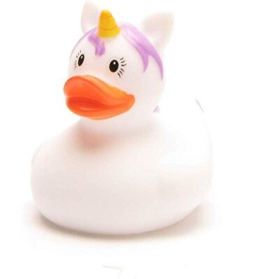 Duckshop Mini-Quietscheente Einhorn Weiss I Badeente I L: 4,5 cm Duckshop Mini-Quietscheente Einhorn Weiss I Badeente I L: 4,5 cm