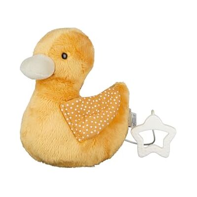 Sterntaler Spieluhr M Ente, Kinder- und Babyspielzeug, samtig weicher Stoff, zum Anbinden, herausnehmbares Spielwerk, Sternengriff, Melodie „Alle Meine Entchen“, 16×16×8 cm, mattgelb Sterntaler Spieluhr M Ente, Kinder- und Babyspielzeug, samtig weicher Stoff, zum Anbinden, herausnehmbares Spielwerk, Sternengriff, Melodie „Alle Meine Entchen“, 16×16×8 cm, mattgelb