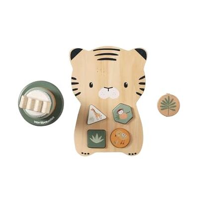 Vertbaudet 3-teiliges Baby Lernspielzeug-Set TANSANIA, Holz FSC®gelb Vertbaudet 3-teiliges Baby Lernspielzeug-Set TANSANIA, Holz FSC®gelb