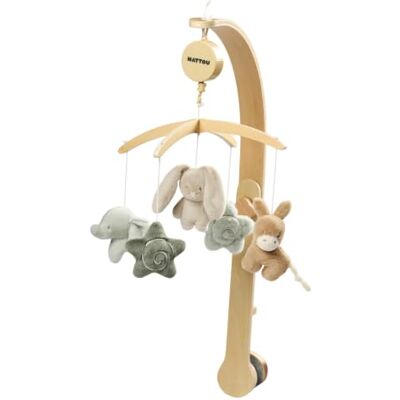 Nattou Loulou Holz-Baby-Musikmobile, Mobile Baby, Babygeschenk, Geschenk zur Geburt, 50 x 40 x 74 cm, Sanfte Farben Nattou Loulou Holz-Baby-Musikmobile, Mobile Baby, Babygeschenk, Geschenk zur Geburt, 50 x 40 x 74 cm, Sanfte Farben