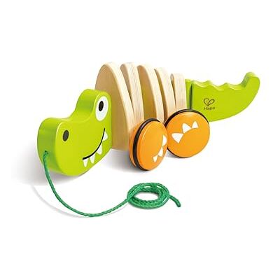 Hape Nachziehspielzeug Krokodil Croc – Holzspielzeug für Kleinkinder, Lauflern- und Motorikspielzeug, fördert Bewegung, Koordination und erstes Rollenspiel, ab 12 Monaten Hape Nachziehspielzeug Krokodil Croc – Holzspielzeug für Kleinkinder, Lauflern- und Motorikspielzeug, fördert Bewegung, Koordination und erstes Rollenspiel, ab 12 Monaten