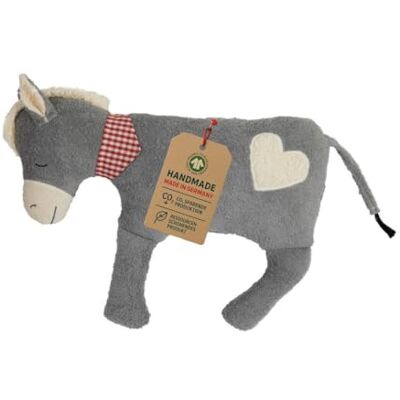 Efie Bio-Kuschelkissen Esel – GOTS-zertifiziertes Spiel- & Ruhekissen aus Bio-Baumwolle (KBA), Füllung aus Schafschurwolle (kbT) – Made in Germany Efie Bio-Kuschelkissen Esel – GOTS-zertifiziertes Spiel- & Ruhekissen aus Bio-Baumwolle (KBA), Füllung aus Schafschurwolle (kbT) – Made in Germany