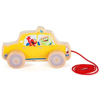 small foot 10979 Sesamstrasse Zieh-Taxi von der Marke Holz, 100% FSC-Zertifiziert, Ziehspielzeug für Kinder ab 1 Jahr Spielzeug, Mehrfarbig small foot 10979 Sesamstrasse Zieh-Taxi von der Marke Holz, 100% FSC-Zertifiziert, Ziehspielzeug für Kinder ab 1 Jahr Spielzeug, Mehrfarbig