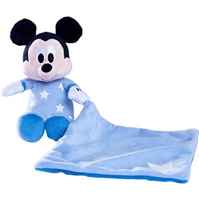 Simba 6315870351 Disney Gute Nacht Mickey Maus Schmusetuch, Glow in the Dark Plüsch, Micky Mouse, Babyspielzeug, Kuscheltier, Trösterchen, ab den ersten Lebensmonaten geeignet Simba 6315870351 Disney Gute Nacht Mickey Maus Schmusetuch, Glow in the Dark Plüsch, Micky Mouse, Babyspielzeug, Kuscheltier, Trösterchen, ab den ersten Lebensmonaten geeignet