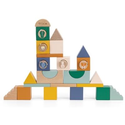 Trixie Stadt der Holzblöcke 31-teilig Trixie Stadt der Holzblöcke 31-teilig