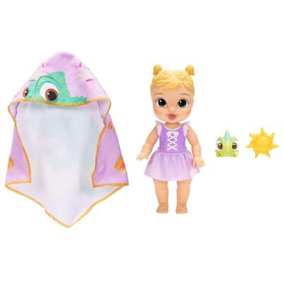 Disney Prinzessin Rapunzel Badezeit Puppe (30 cm) Offiziell lizenziert von Jakks Pacific, inklusive Wasserspritzdüsen und niedlichem Pascal-Handtuch Disney Prinzessin Rapunzel Badezeit Puppe (30 cm) Offiziell lizenziert von Jakks Pacific, inklusive Wasserspritzdüsen und niedlichem Pascal-Handtuch