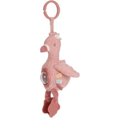 Little Dutch Activity Hängespielzeug Flamingo zum Aufhängen für Kinderwagen und Babyschale für Babys ab der Geburt Safari Friends rosa Little Dutch Activity Hängespielzeug Flamingo zum Aufhängen für Kinderwagen und Babyschale für Babys ab der Geburt Safari Friends rosa