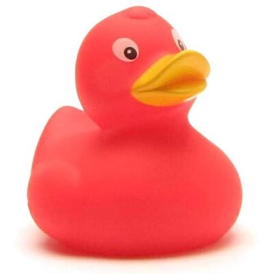 Duckshop I Badeente Ramona rot I Quietscheente I L: 8 cm Duckshop I Badeente Ramona rot I Quietscheente I L: 8 cm