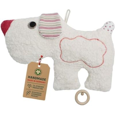 Efie Bio-Spieluhr Hund – 100% Baumwolle (KBA), Füllung aus Schurwolle (kbT) – GOTS-Zertifiziert nachhaltiges Babyspielzeug Melodie: LaLeLu Efie Bio-Spieluhr Hund – 100% Baumwolle (KBA), Füllung aus Schurwolle (kbT) – GOTS-Zertifiziert nachhaltiges Babyspielzeug Melodie: LaLeLu