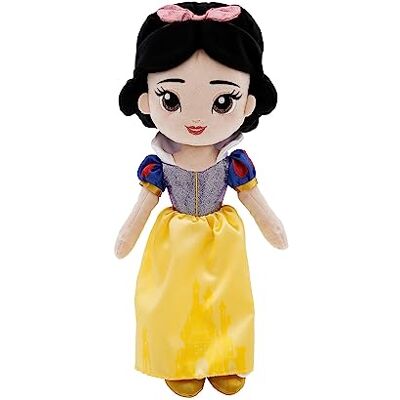 Disney Offizielle Schneewittchen Kuschelpuppe, Schneewittchen und die Sieben Zwerge, 35 cm, Plüschprinzessin mit Gestickten Details, Geeignet ab Geburt Disney Offizielle Schneewittchen Kuschelpuppe, Schneewittchen und die Sieben Zwerge, 35 cm, Plüschprinzessin mit Gestickten Details, Geeignet ab Geburt
