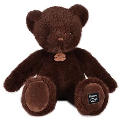 Histoire d'ours Plüschtier Clémentin Choco Cranberries 60 cm – großes Plüschtier Bär für Babys – weicher und weicher Schlafbegleiter – Geschenkidee zur Geburt Mädchen Jungen für Kleinkinder – HO3391 Histoire d'ours Plüschtier Clémentin Choco Cranberries 60 cm – großes Plüschtier Bär für Babys – weicher und weicher Schlafbegleiter – Geschenkidee zur Geburt Mädchen Jungen für Kleinkinder – HO3391