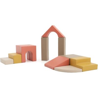 IGLU SOFT PLAY Baby Gym 10-teiliges Kletterblöcke (Pastel Autumn) Firm Step Schaumstoff Veganes Leder CE-zertifiziert Fördert Motorik & Kreativität Leicht zu Reinigen Leicht IGLU SOFT PLAY Baby Gym 10-teiliges Kletterblöcke (Pastel Autumn) Firm Step Schaumstoff Veganes Leder CE-zertifiziert Fördert Motorik & Kreativität Leicht zu Reinigen Leicht