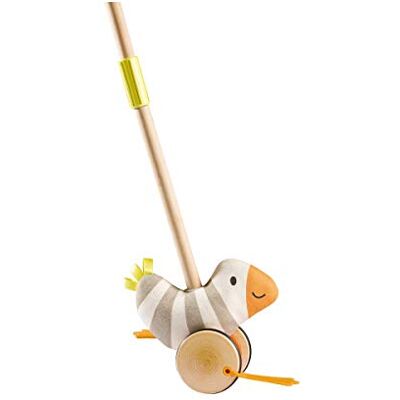 Hape E8510 Schiebeente Elli, Schiebespielzeug, ab 12 Monaten, bunt Hape E8510 Schiebeente Elli, Schiebespielzeug, ab 12 Monaten, bunt