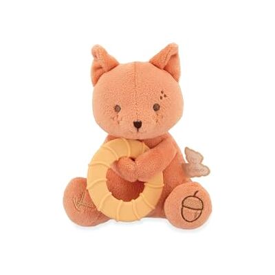 KALOO – Plüschtier Eichhörnchen mit Beißring – Babyspielzeug aus Mikrovelours und weichem Silikon – Lindert empfindliches Zahnfleisch – Waschbar – Ab 6 Monaten – K208007 KALOO – Plüschtier Eichhörnchen mit Beißring – Babyspielzeug aus Mikrovelours und weichem Silikon – Lindert empfindliches Zahnfleisch – Waschbar – Ab 6 Monaten – K208007