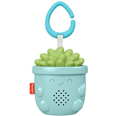 Fisher Price GRV07 Beruhigende Pflanzenspieluhr für unterwegs, Tragbarer Klangerzeuger, Babyspielzeug ab 0 Jahren Fisher Price GRV07 Beruhigende Pflanzenspieluhr für unterwegs, Tragbarer Klangerzeuger, Babyspielzeug ab 0 Jahren