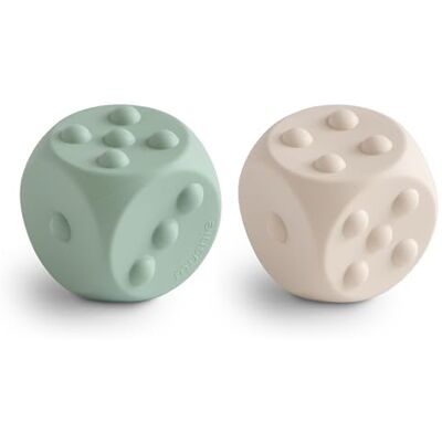 mushie Würfel Drückspielzeug, Sensorisches Spielzeug, Entwicklung der Feinmotorik, Einfaches Rechnen, 100% Lebensmittelechtes Silikon (Cambridge Blue/Shifting Sand) mushie Würfel Drückspielzeug, Sensorisches Spielzeug, Entwicklung der Feinmotorik, Einfaches Rechnen, 100% Lebensmittelechtes Silikon (Cambridge Blue/Shifting Sand)