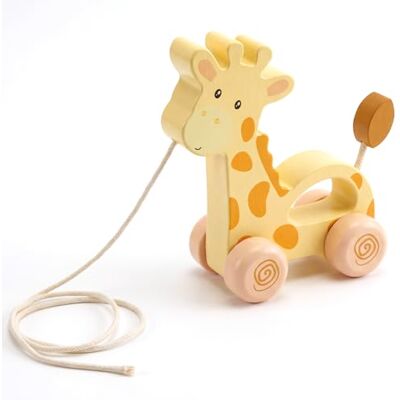 WOODENFUN Giraffe Naturholz Zugspielzeug ab 1 Jahr Motorik Nachziehspielzeug Kleinkind WOODENFUN Giraffe Naturholz Zugspielzeug ab 1 Jahr Motorik Nachziehspielzeug Kleinkind